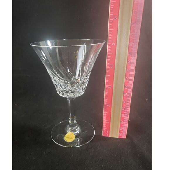 Set of 6 Vintage MCM Spiegelau Helios Crystal Wine Glasses Stemware Germany - Picture 6 of 7